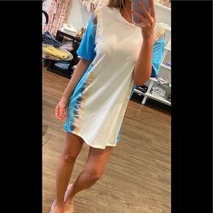 Michael Lauren tie dye T-shirt dress